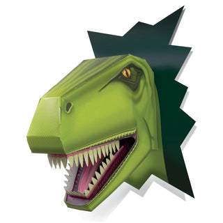 Image of the 3d creation of a 'terrible trex head'