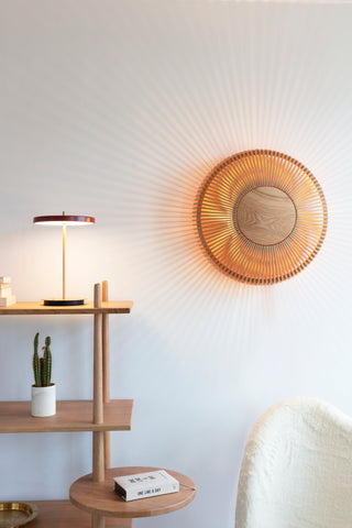 Clava Up Wood Ceiling/wall lamp