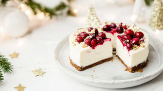 Cranberry & White Chocolate Cheesecake