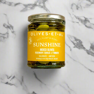 Sunshine Rosemary & Garlic Olives 250g