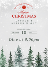 Load image into Gallery viewer, Christmas Launch &amp; Supper Night - Thursday 10th October 2024