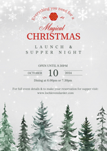 Load image into Gallery viewer, Christmas Launch &amp; Supper Night - Thursday 10th October 2024