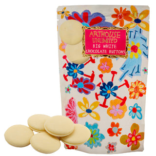 Yellow Daffodil White Choc Buttons 100g
