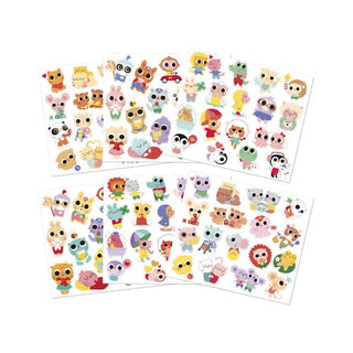 100 Stickers In Sheets - Baby Animals