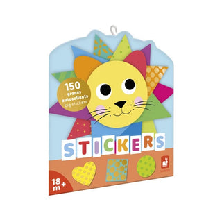 150 Stickers In Sheets - Geometric Shapes