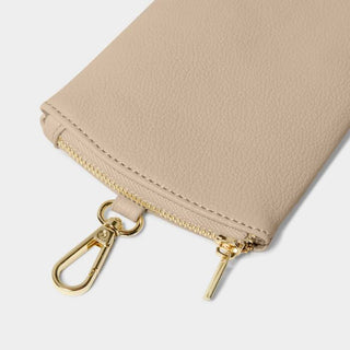 Clip On Sunglasses Case Light Taupe
