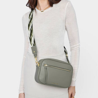 Hallie Crossbody Bag Graphite Green