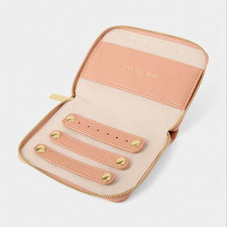 Slim Jewellery Case Love You Mum Peony Blush