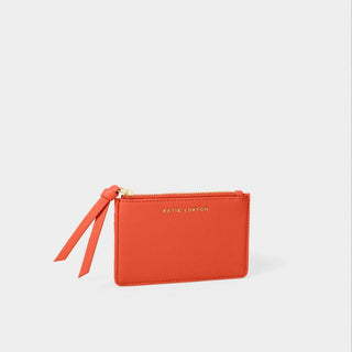Hallie Coin & Card Holder Deep Orange