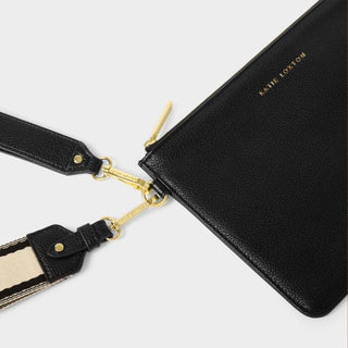 Hallie Wristlet Pouch Black