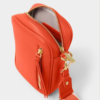 Hallie Small Crossbody Bag Deep Orange