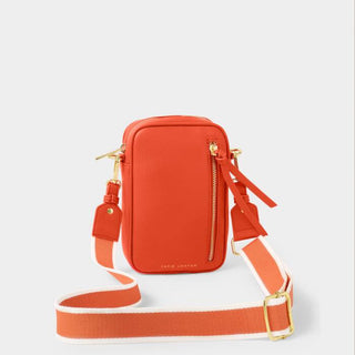 Hallie Small Crossbody Bag Deep Orange