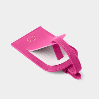 Sentiment Luggage Tag Magenta