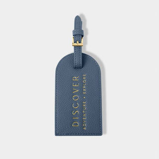 Sentiment Luggage Tag Navy