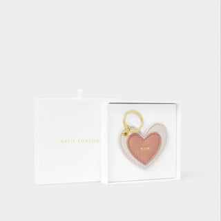 From the Heart Boxed Keyring Mum Off White/ Peony Blush