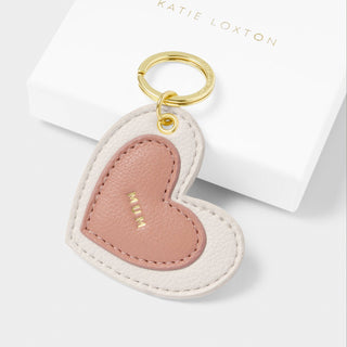 From the Heart Boxed Keyring Mum Off White/ Peony Blush