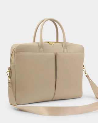 City Laptop Bag Light Taupe