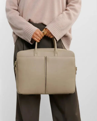 City Laptop Bag Light Taupe
