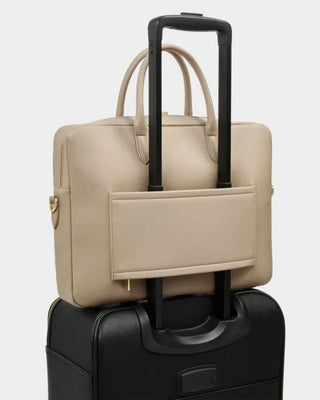 City Laptop Bag Light Taupe