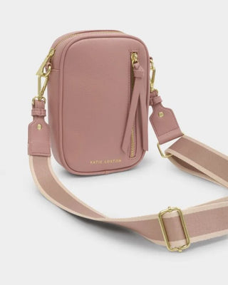 Hallie Small Crossbody Bag Pink Heather