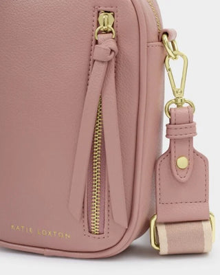 Hallie Small Crossbody Bag Pink Heather