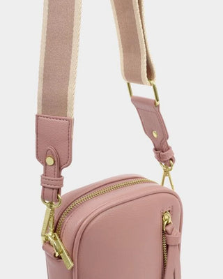 Hallie Small Crossbody Bag Pink Heather