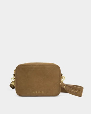 Avery Small Crossbody Bag Caramel Suedette