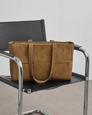 Taya Suedette Tote Bag Caramel Suedette