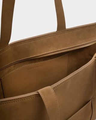 Taya Suedette Tote Bag Caramel Suedette