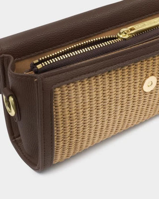 Florence Glasses & Cardholder Case Raffia