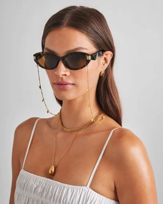 Cochellia Sunglasses Chain Gold