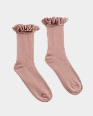 Gift Boxed Ruffle Socks Pink