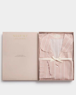 Gift Boxed Pyjamas Pink Stripe