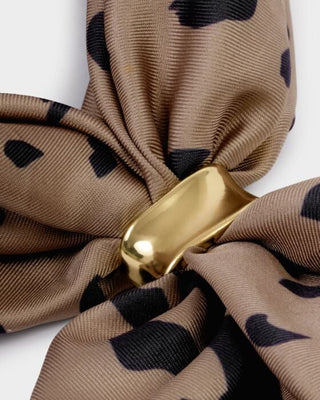 Satin Multiway Scarf Classic Leopard