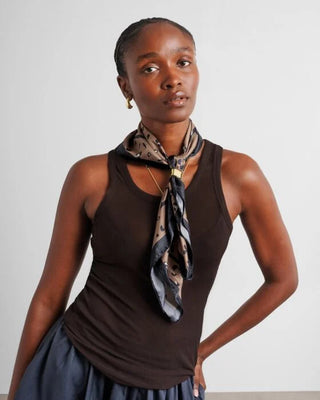 Satin Multiway Scarf Classic Leopard
