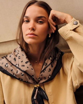 Satin Multiway Scarf Classic Leopard