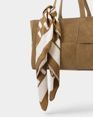 Satin Multiway Scarf Checkered