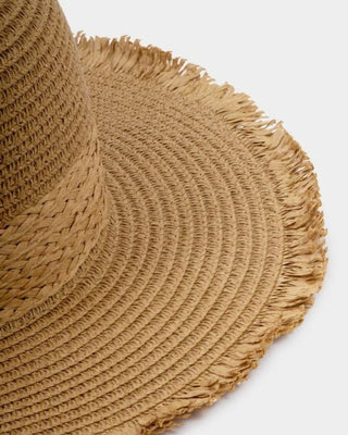Straw Fedora Hat Natural