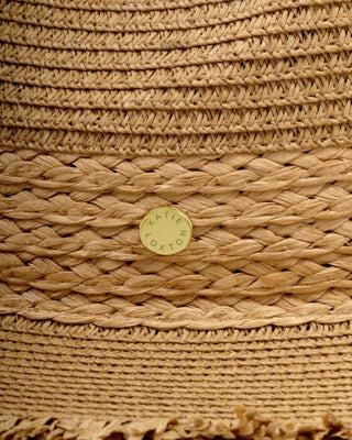 Straw Fedora Hat Natural