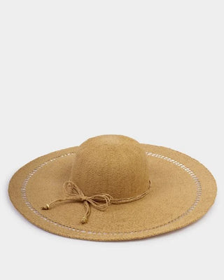 Wide Brim Floppy Hat Natural