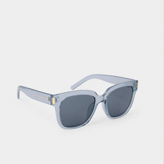Roma Sunglasses Blue Transparent