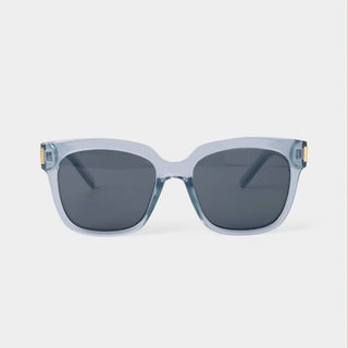 Roma Sunglasses Blue Transparent
