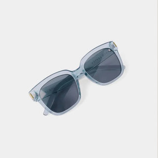 Roma Sunglasses Blue Transparent