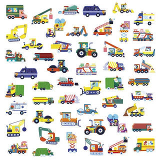 200 Stickers In Sheets - Vehicles