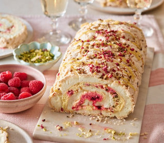 Pistachio & Passionfruit Pavlova (V) (GF)