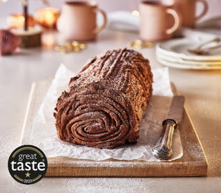 Belgian Chocolate Yule Log (V)