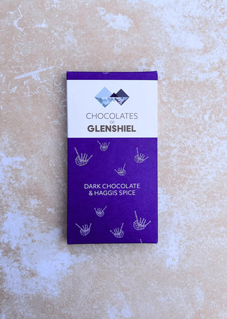 Glenshiel Haggis Spice Dark Chocolate Bar 70g