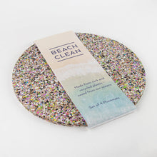 Load image into Gallery viewer, Beach Clean Round Placemat Set