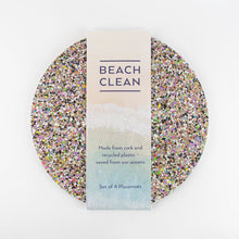 Load image into Gallery viewer, Beach Clean Round Placemat Set