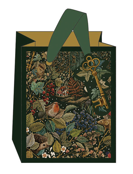 Festive Secret Garden Small Gift Bag